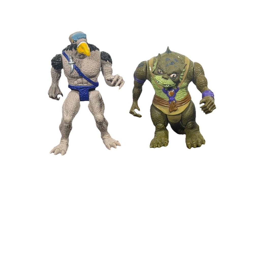 Thundercats Slithe Evil Mutant & Vultureman Action Figure 1985 Vintage